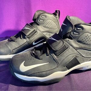 New Nike Black Football Cleats Athletic Air Boss Pro Shark Mens Sz 14